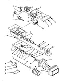 Motor and ice container