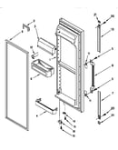 Refrigerator door