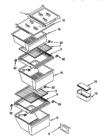 Refrigerator shelf