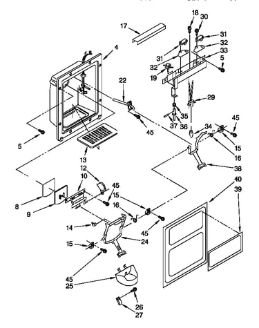 Dispenser front