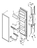 Refrigerator door