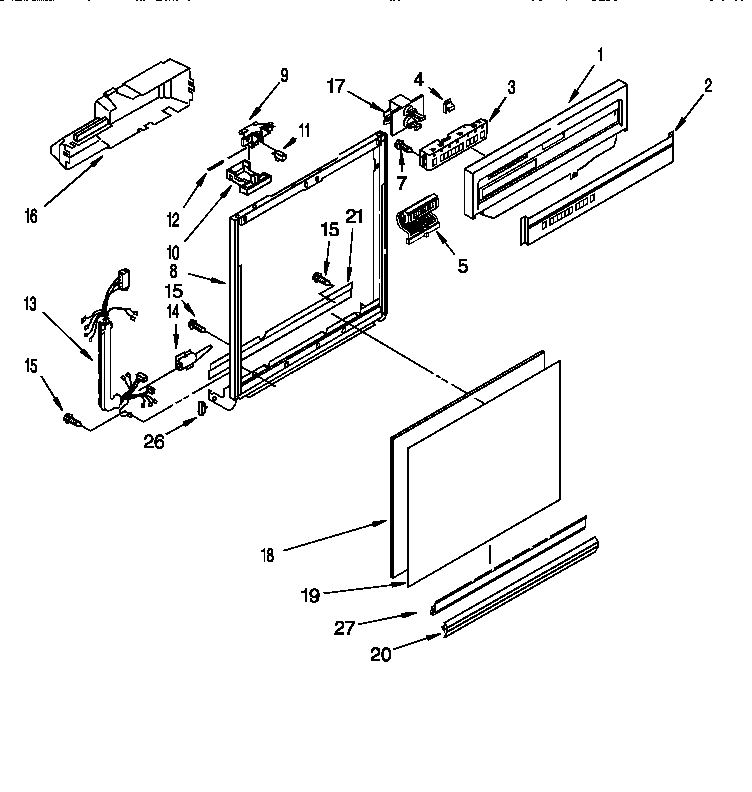 Frame and console