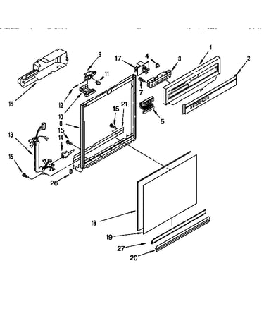 Frame and console