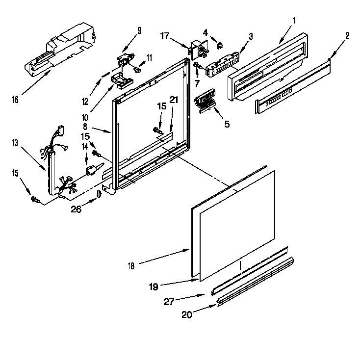Frame and console