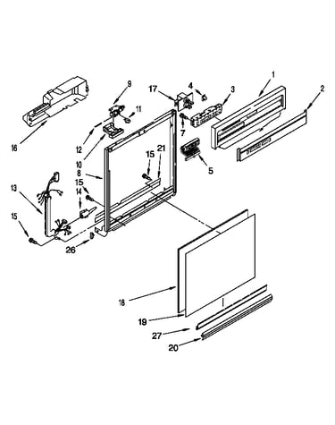 Frame and console