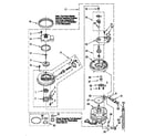 Whirlpool DU980QPDQ3 pump and motor diagram