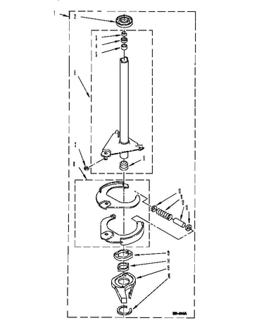 Brake and drive tube
