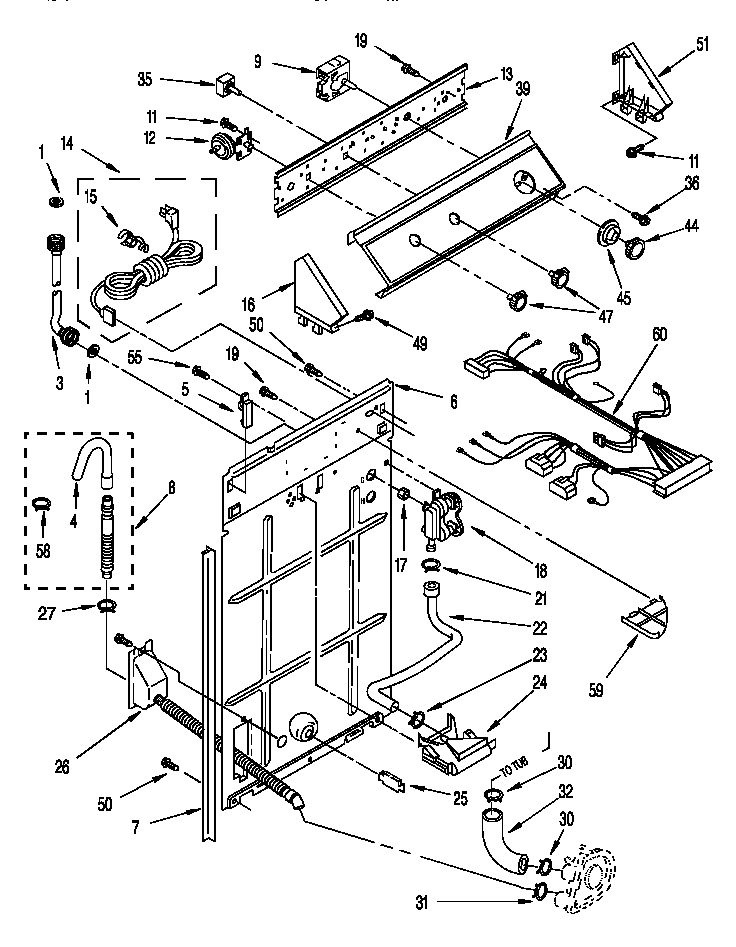 Controls and rear panel