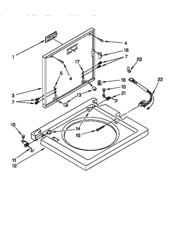 Washer top and lid
