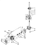 Brake, clutch, gearcase, motor and pump
