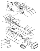 Motor and ice container