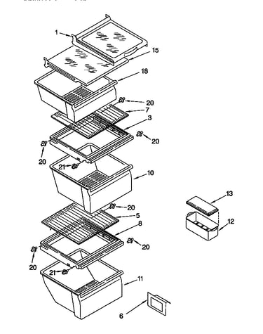 Refrigerator shelf