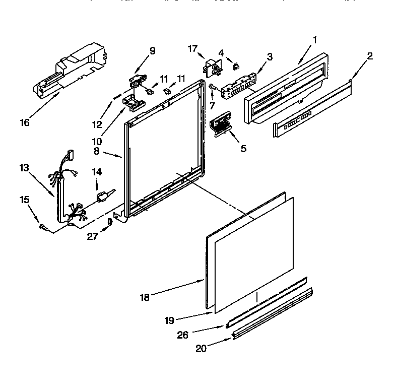 Frame and console