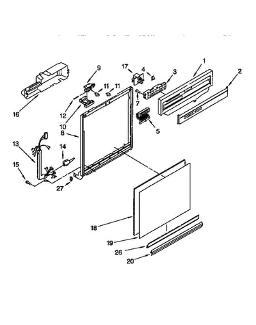 Frame and console