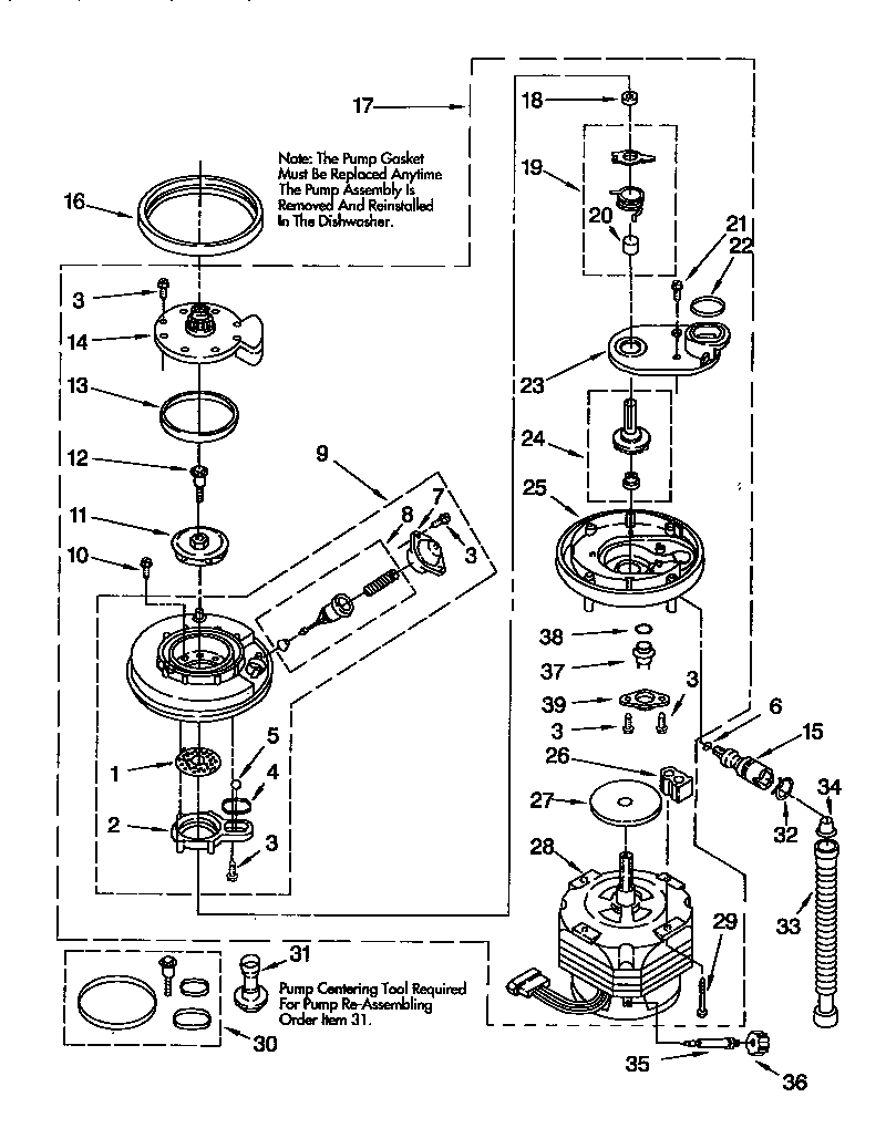 Pump and motor