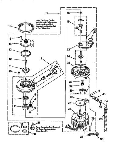 Pump and motor