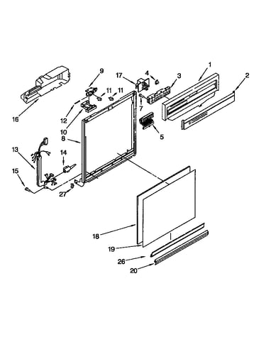 Frame and console
