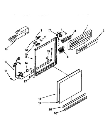 Frame and console