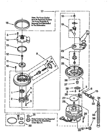 Pump and motor