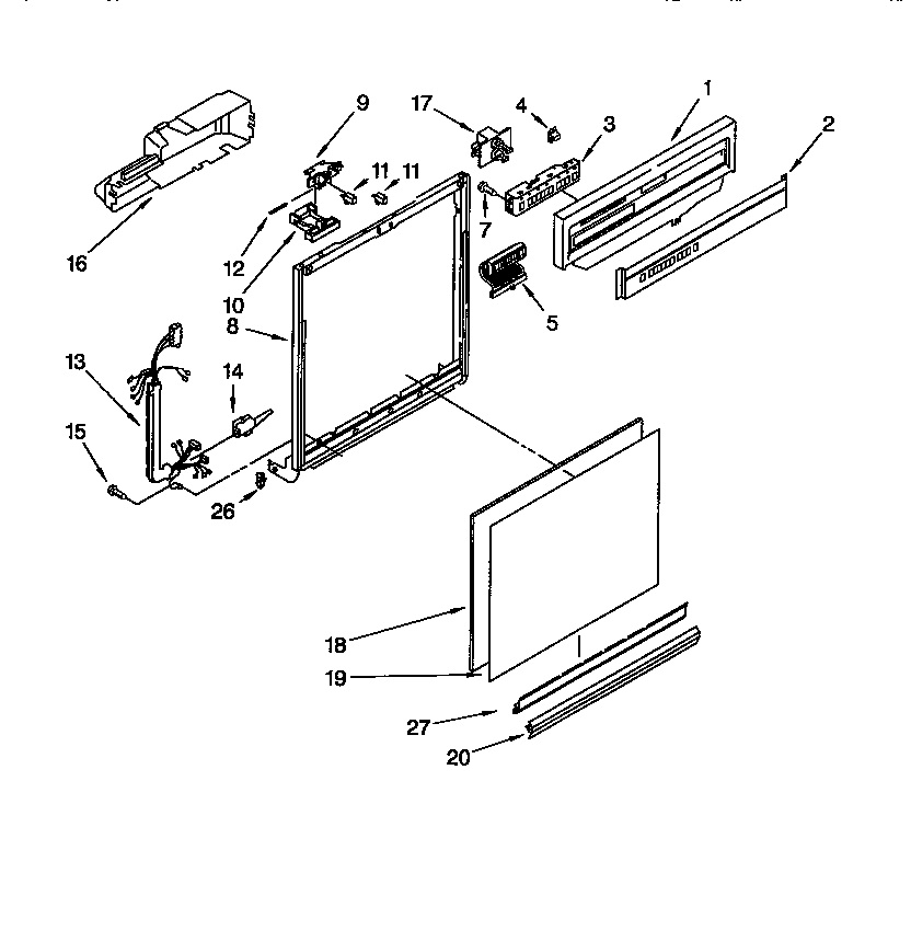 Frame and console
