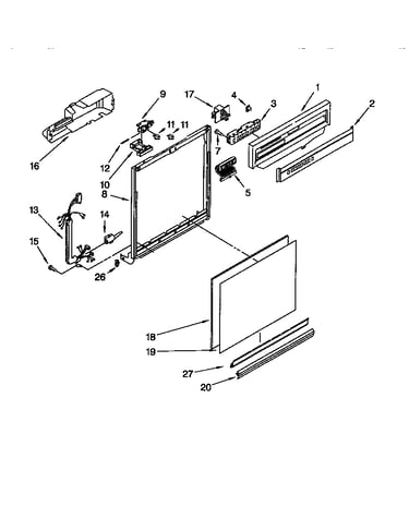Frame and console