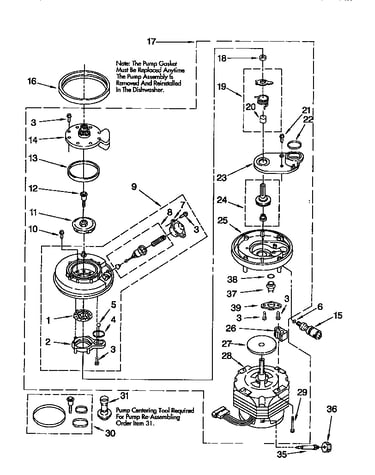 Pump and motor