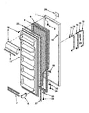 Refrigerator door