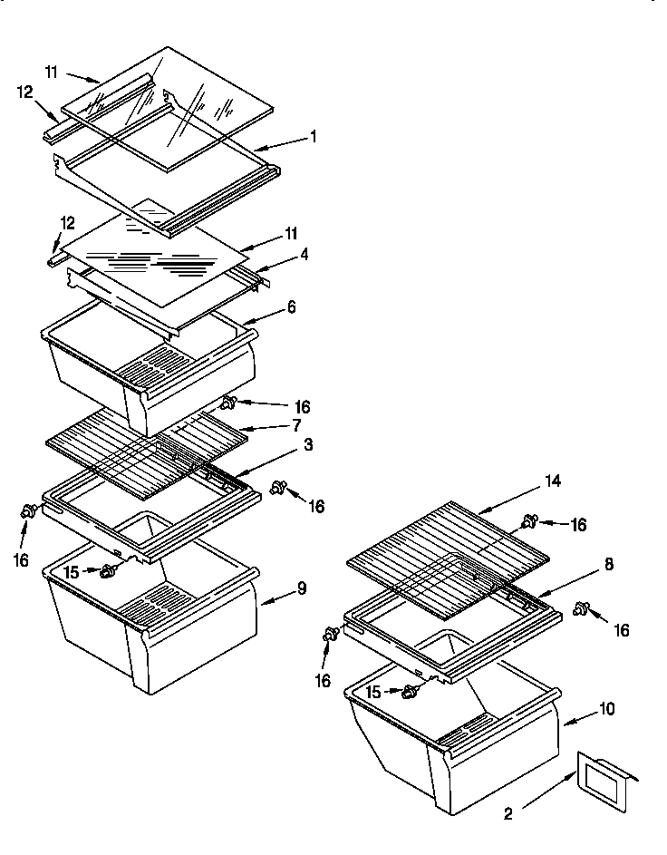 REFRIGERATOR SHELF