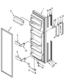 Refrigerator door