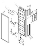 Refrigerator door