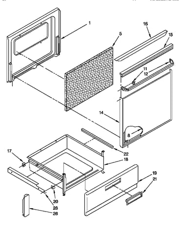 Door and drawer
