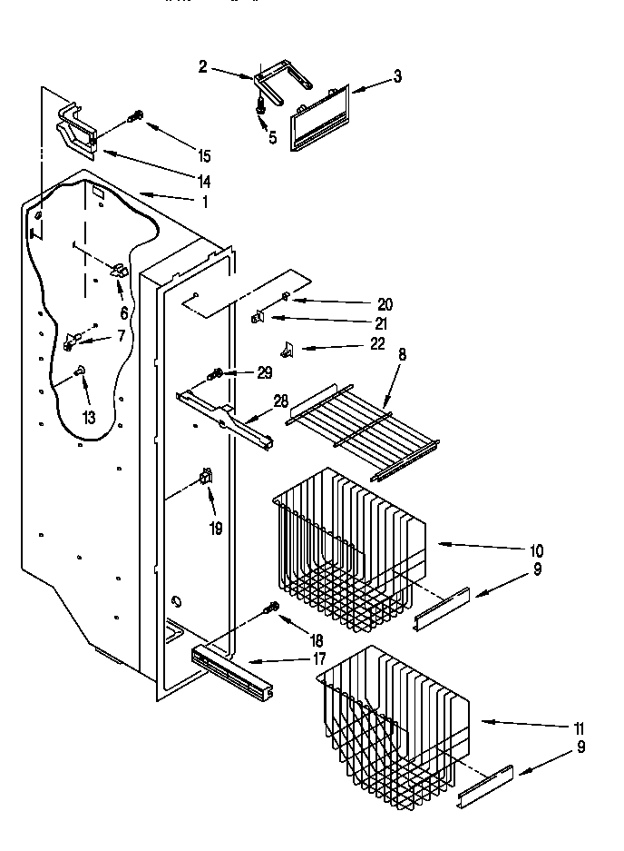 Freezer liner