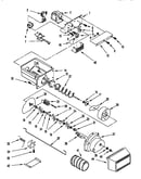 Motor and ice container