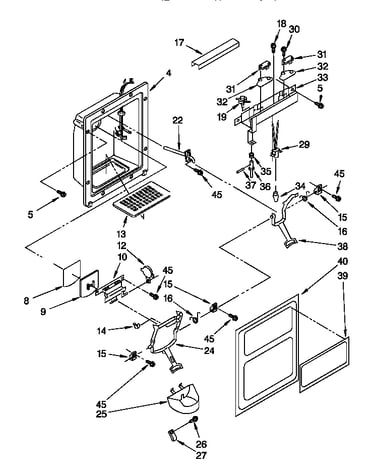 Dispenser front