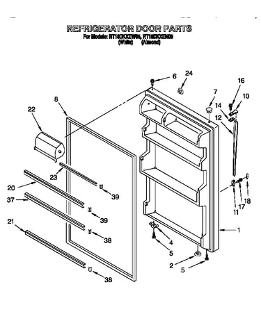 Refrigerator door