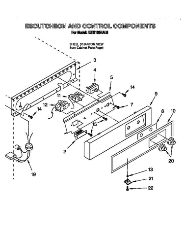 Escutcheon and control components
