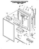 Refrigerator door