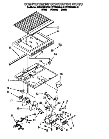 Compartment separator