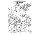 KitchenAid KTRS22QDWH01 shelf diagram