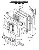 Refrigerator door