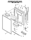 Refrigerator door