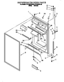 Refrigerator door