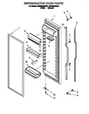 Refrigerator door