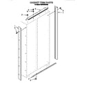 KitchenAid KSSS48QDX02 cabinet trim diagram