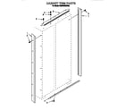 KitchenAid KSSS48QDX02 cabinet trim diagram