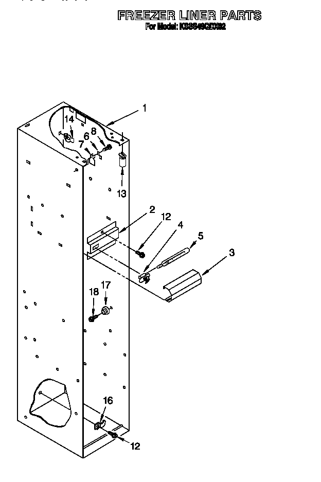 Freezer liner