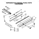 KitchenAid KSSS48QDX02 refrigerator control panel diagram