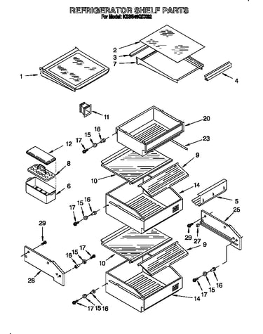 Refrigerator shelf