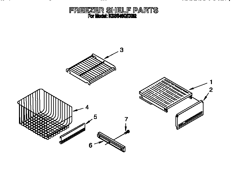 Freezer shelf
