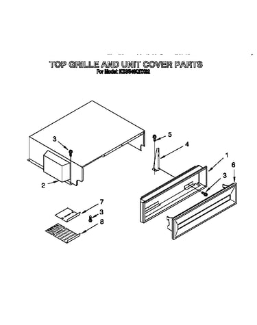 Top grille and unit cover